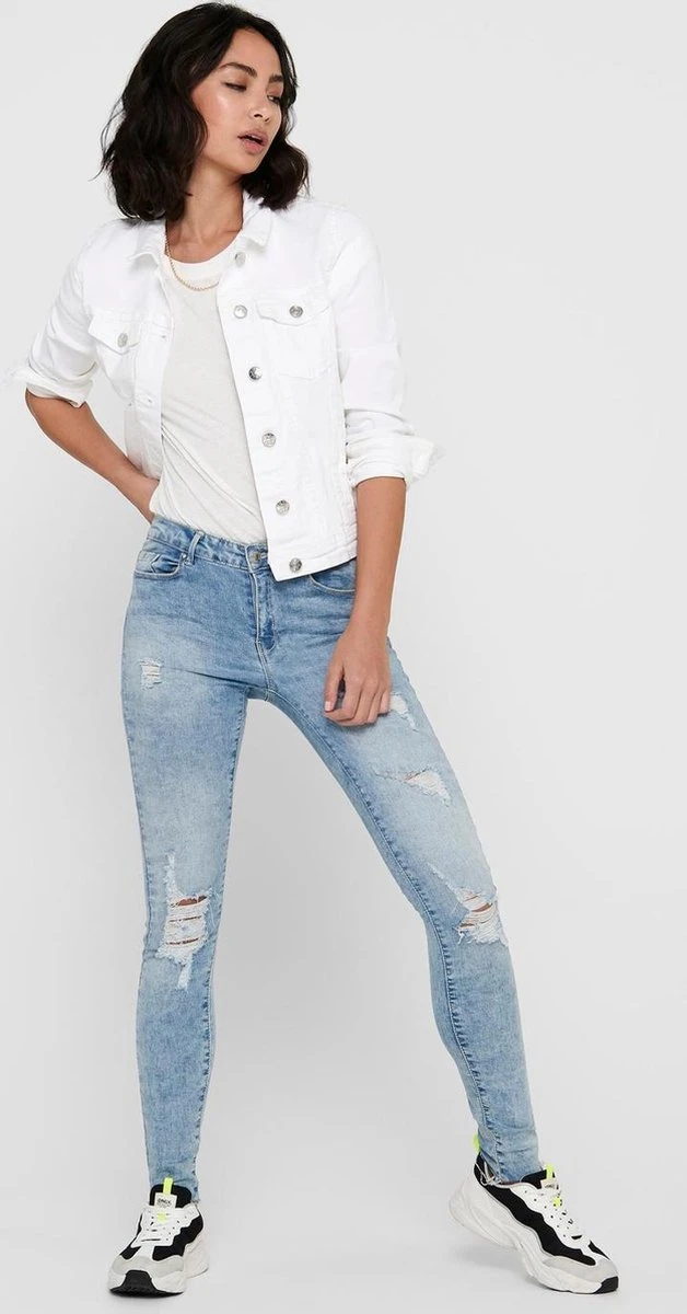 ONLY ONLTIA DNM JACKET COL PIM NOOS Dames Jas - Maat 38 9 ONLY ONLTIA DNM JACKET COL PIM NOOS Dames Jas - Maat 38 - Afbeelding 7