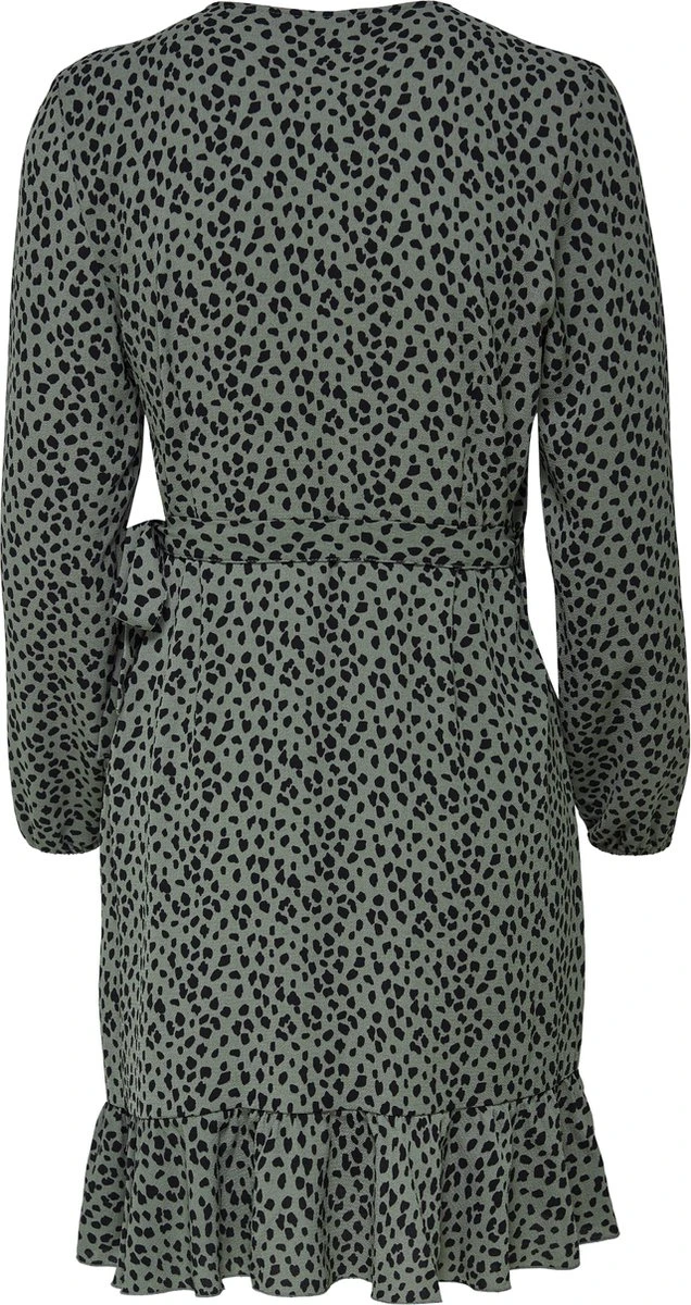 ONLY ONLCARLY L/S WRAP SHORT DRESS NOOS WVN Dames Jurk - Maat 34 4 ONLY ONLCARLY L/S WRAP SHORT DRESS NOOS WVN Dames Jurk - Maat 34 - Afbeelding 2