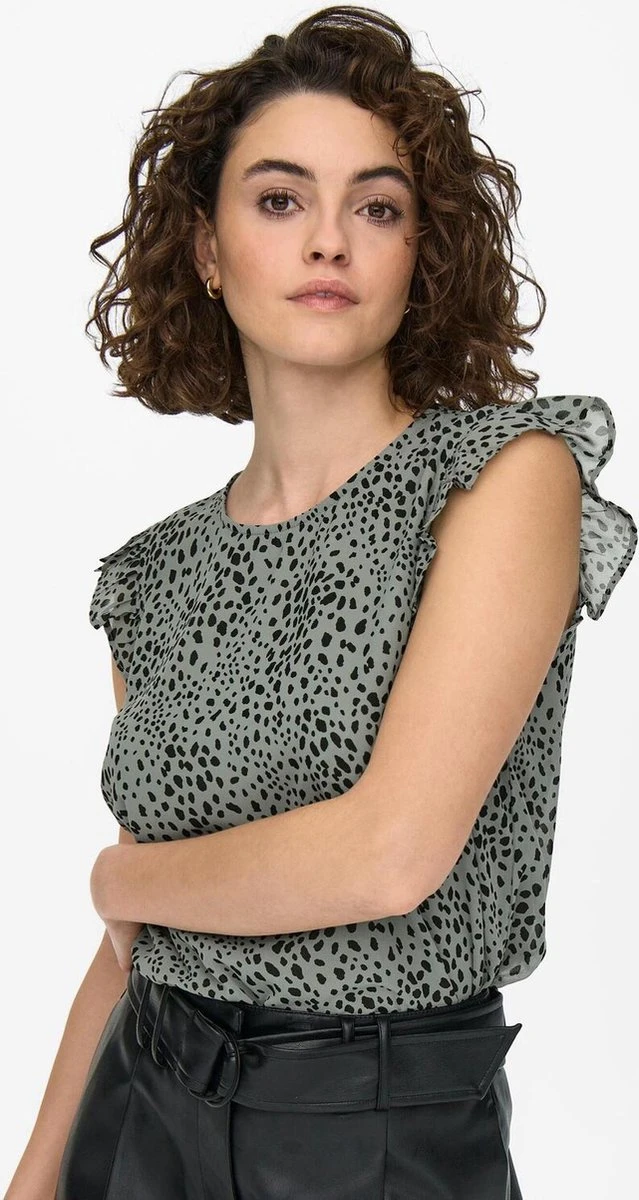 ONLY ONLANN STAR S/L FRILL TOP NOOS PTM Dames T-shirt - Maat M 12 ONLY ONLANN STAR S/L FRILL TOP NOOS PTM Dames T-shirt - Maat M - Afbeelding 10