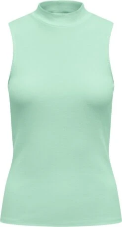 Only Top Onlnessa S/l Highneck Rib Top Jrs N 15227000 Mist Green Dames Maat - L