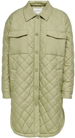 ONLY ONLNEWTANZIA LONG QUILT SHACKET OTW Dames Jas - Maat S