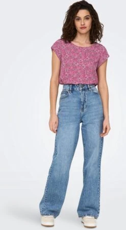 Only T-shirt Onlvic S/s Aop Top Noos Ptm 15161116 Verry Berry/floral Boh Dames Maat - 44 14 Only T-shirt Onlvic S/s Aop Top Noos Ptm 15161116 Verry Berry/floral Boh Dames Maat - 44 -Only 659x1200 5