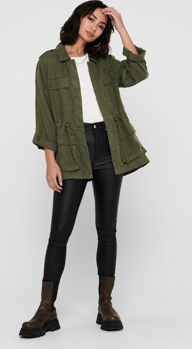 ONLY ONLKENYA LIFE UTILITY JACKET CC OTW Dames Jas - Maat M 8 ONLY ONLKENYA LIFE UTILITY JACKET CC OTW Dames Jas - Maat M - Afbeelding 6