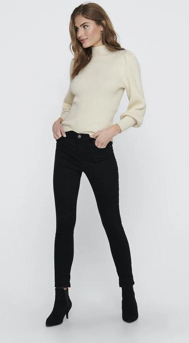 ONLY ONLKATIA L/S HIGHNECK PULLOVER KNT NOOS Dames Trui - Maat XS 6 ONLY ONLKATIA L/S HIGHNECK PULLOVER KNT NOOS Dames Trui - Maat XS - Afbeelding 4