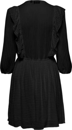 ONLY ONLLONDON 3/4 RUFFLE DRESS NOOS WVN Dames Jurk - Maat M -Only 666x1200 3