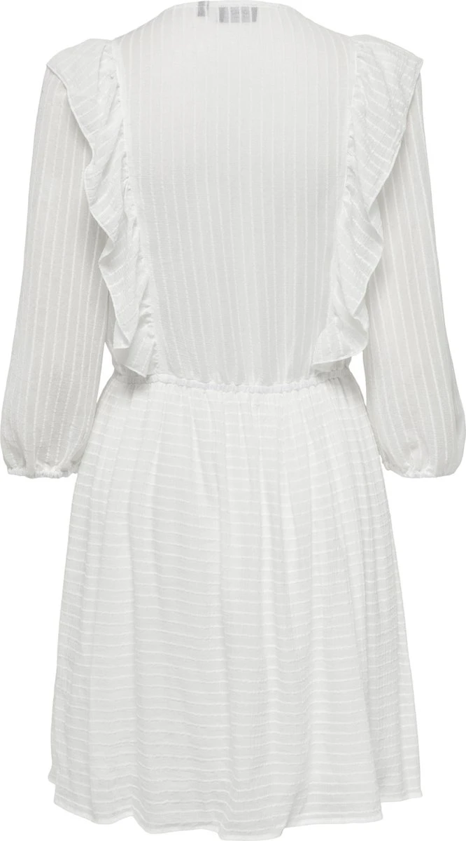ONLY ONLLONDON 3/4 RUFFLE DRESS NOOS WVN Dames Jurk - Maat L 4 ONLY ONLLONDON 3/4 RUFFLE DRESS NOOS WVN Dames Jurk - Maat L - Afbeelding 2