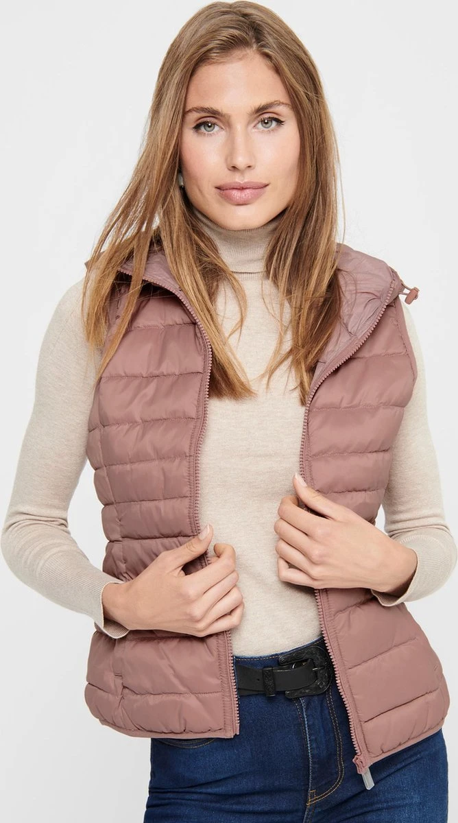Only Jas Onlnewtahoe Hood Waistcoat Otw Noos 15205760 Burlwood Dames Maat - L 5 Only Jas Onlnewtahoe Hood Waistcoat Otw Noos 15205760 Burlwood Dames Maat - L - Afbeelding 3