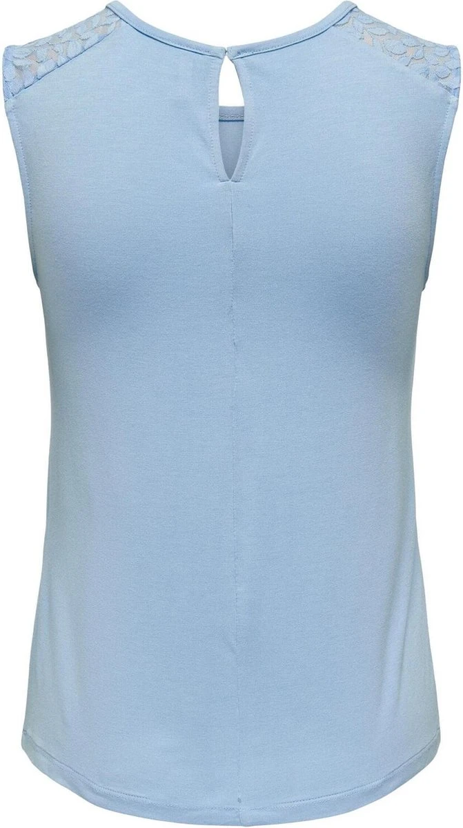 Only Top Onlkanye S/l Lace Mix Top Jrs 15294985 Clear Sky Dames Maat - M 4 Only Top Onlkanye S/l Lace Mix Top Jrs 15294985 Clear Sky Dames Maat - M - Afbeelding 2