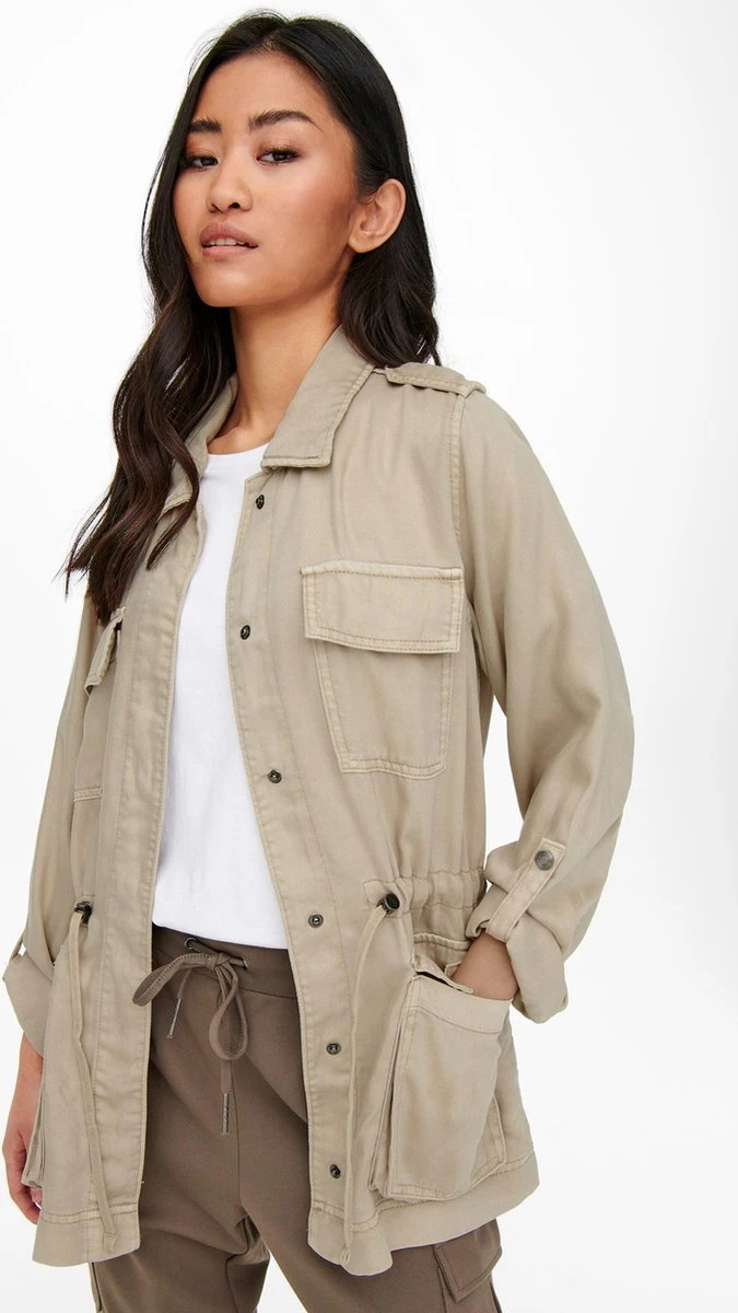 ONLY ONLKENYA LIFE UTILITY JACKET CC OTW Dames Jas - Maat L 7 ONLY ONLKENYA LIFE UTILITY JACKET CC OTW Dames Jas - Maat L - Afbeelding 5