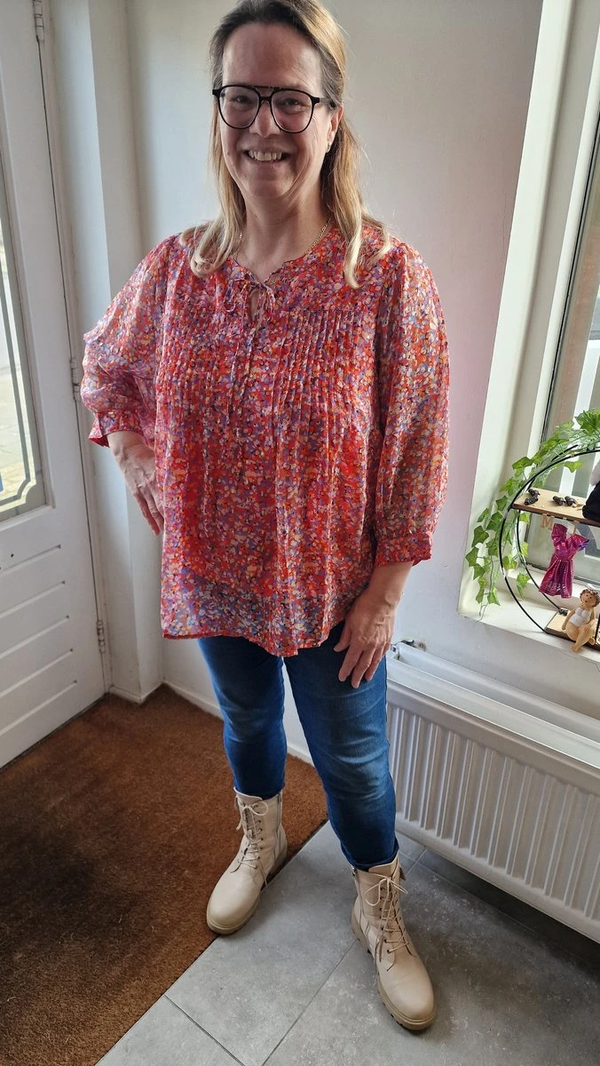 Only Carmakoma Carbettie Blouse Maat 46 4 Only Carmakoma Carbettie Blouse Maat 46 - Afbeelding 2