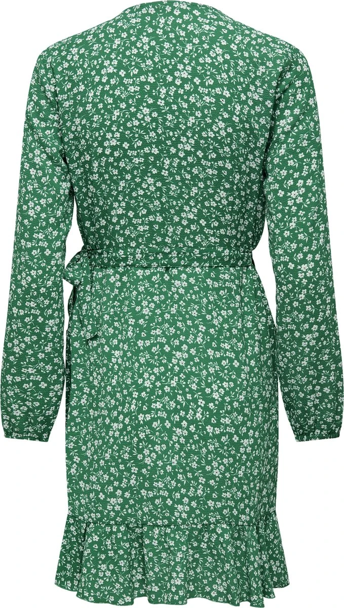 ONLY ONLCARLY L/S WRAP SHORT DRESS NOOS WVN Dames Jurk - Maat 42 4 ONLY ONLCARLY L/S WRAP SHORT DRESS NOOS WVN Dames Jurk - Maat 42 - Afbeelding 2