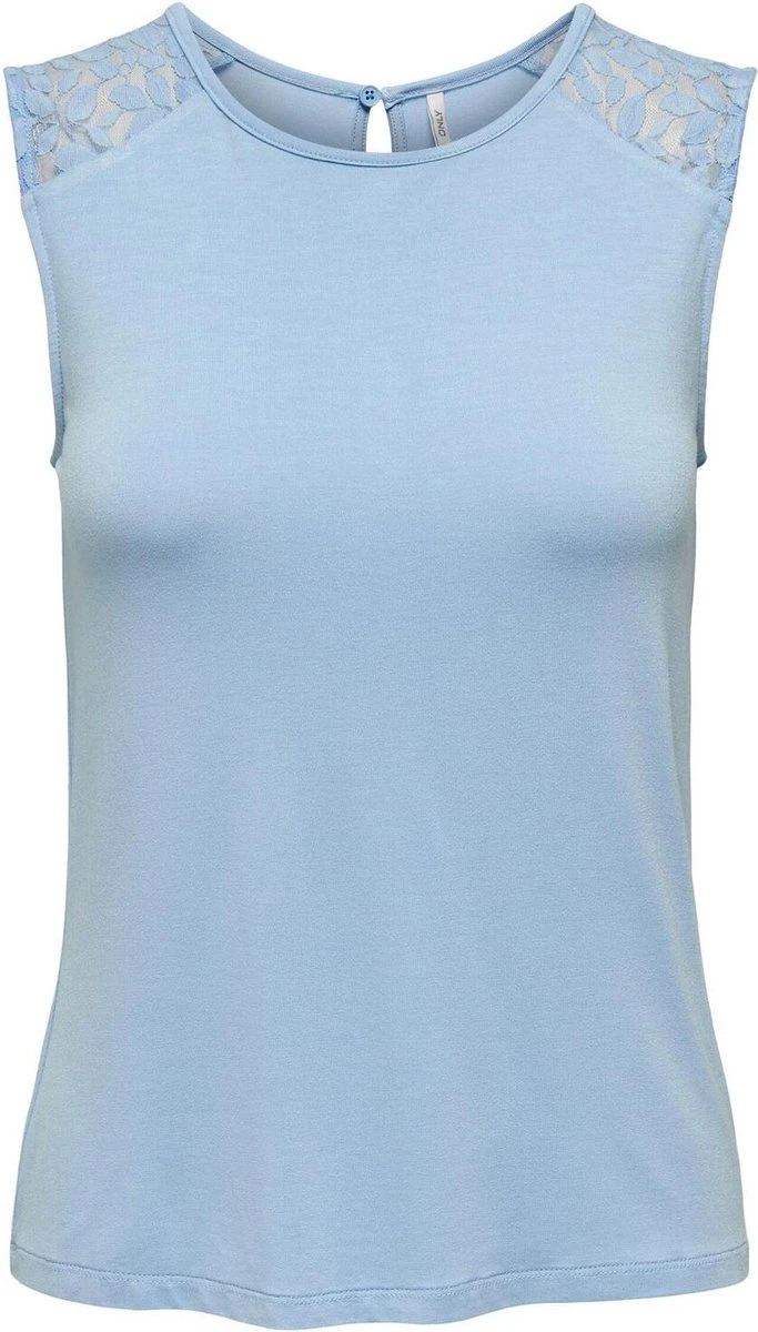 Only Top Onlkanye S/l Lace Mix Top Jrs 15294985 Clear Sky Dames Maat - M 3 Only Top Onlkanye S/l Lace Mix Top Jrs 15294985 Clear Sky Dames Maat - M