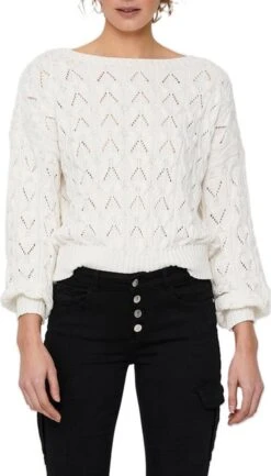 ONLY ONLBRYNN LIFE STRUCTURE L/S PUL KNT NOOS Dames Trui - Maat XL -Only 684x1200