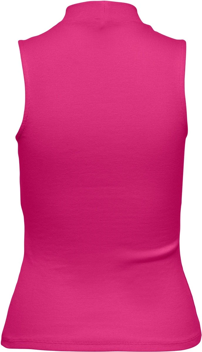 Only Top Onlnessa S/l Highneck Rib Top Jrs N 15227000 Very Berry Dames Maat - S 4 Only Top Onlnessa S/l Highneck Rib Top Jrs N 15227000 Very Berry Dames Maat - S - Afbeelding 2