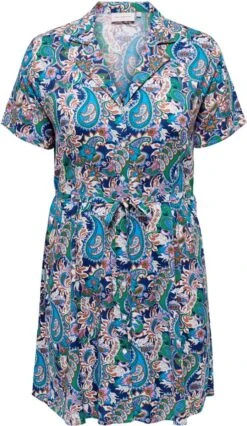 Only Carmakoma Caranjali Jurk Meerkleurig Maat 46