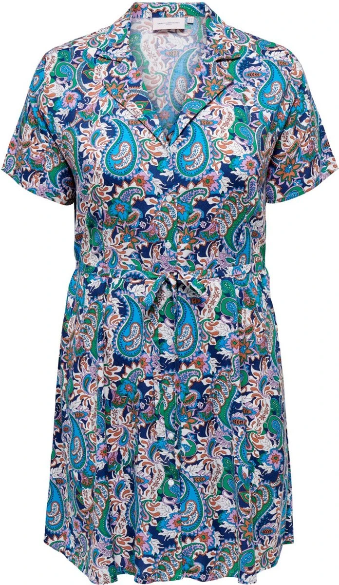 Only Carmakoma Caranjali Jurk Meerkleurig Maat 46 3 Only Carmakoma Caranjali Jurk Meerkleurig Maat 46