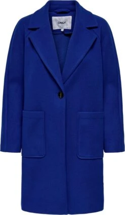 Only Jas Onlnewvictoria Life Coat Cc Otw 15285883 Directoire Blue Dames Maat - L