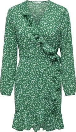 ONLY ONLCARLY L/S WRAP SHORT DRESS NOOS WVN Dames Jurk - Maat 42