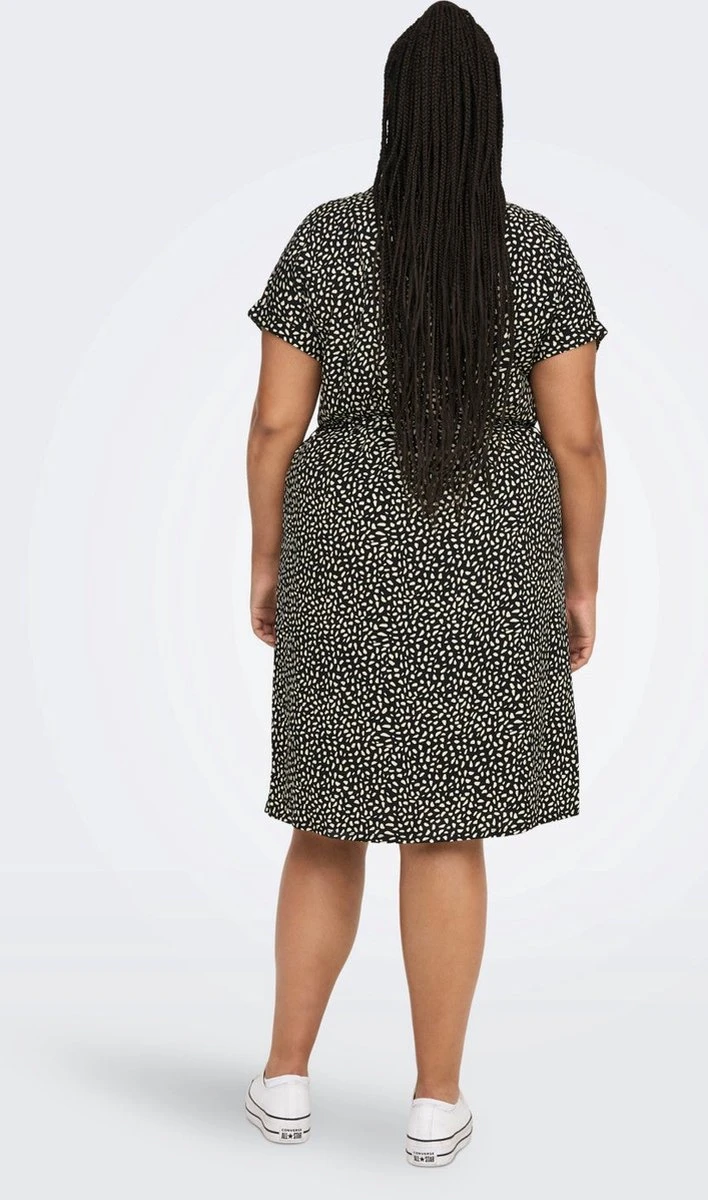 Only Carmakoma Cardiega Jurk Zwart/wit Maat 44 7 Only Carmakoma Cardiega Jurk Zwart/wit Maat 44 - Afbeelding 5