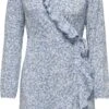 ONLY ONLCARLY L/S WRAP SHORT DRESS NOOS WVN Dames Jurk - Maat 36 -Only 709x1200
