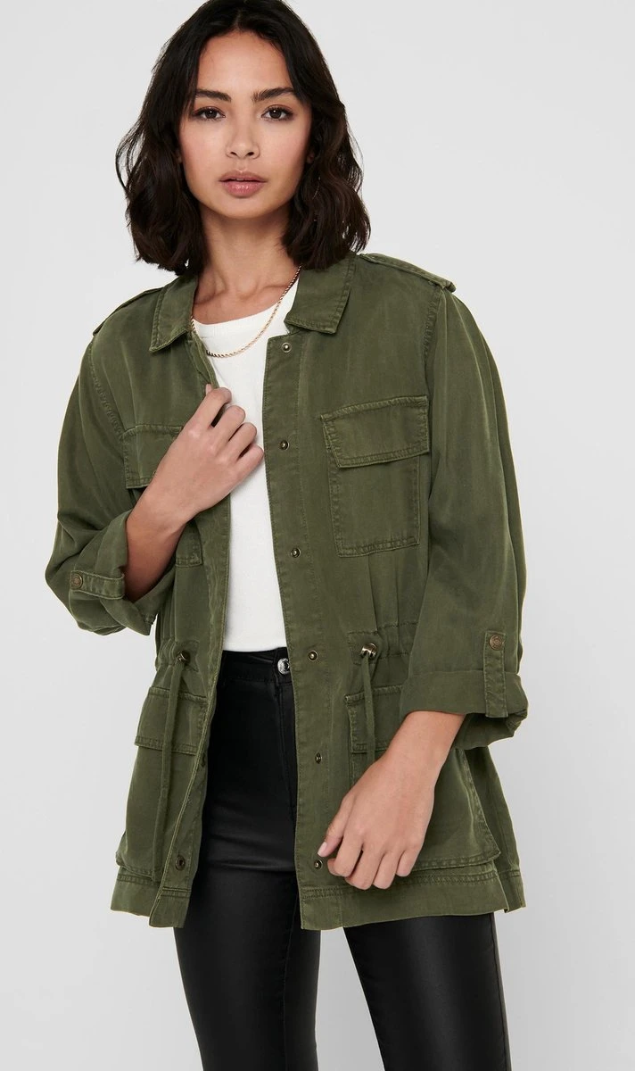 ONLY ONLKENYA LIFE UTILITY JACKET CC OTW Dames Jas - Maat M 5 ONLY ONLKENYA LIFE UTILITY JACKET CC OTW Dames Jas - Maat M - Afbeelding 3