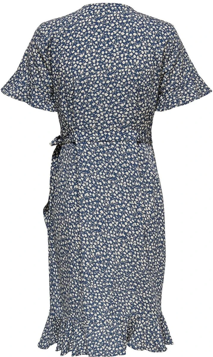 ONLY ONLOLIVIA S/S WRAP DRESS WVN NOOS Dames Jurk - Maat 38 15 ONLY ONLOLIVIA S/S WRAP DRESS WVN NOOS Dames Jurk - Maat 38 - Afbeelding 13