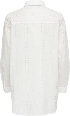 Only Blouse Onlalfie Emb Ls High Low Shirt Wvn 15283705 Cloud Dancer Dames Maat - XL -Only 728x1200 12