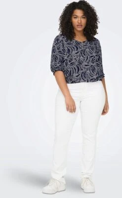 Only Carmakoma Carnova Lolli Top Blauw Maat 46 -Only 740x1200 1