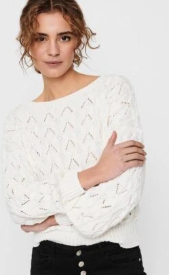 ONLY ONLBRYNN LIFE STRUCTURE L/S PUL KNT NOOS Dames Trui - Maat XL -Only 740x1200