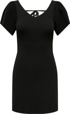 Only ONLLEELO SS VN DRESS - Black Black 12 Only ONLLEELO SS VN DRESS - Black Black -Only 742x1200