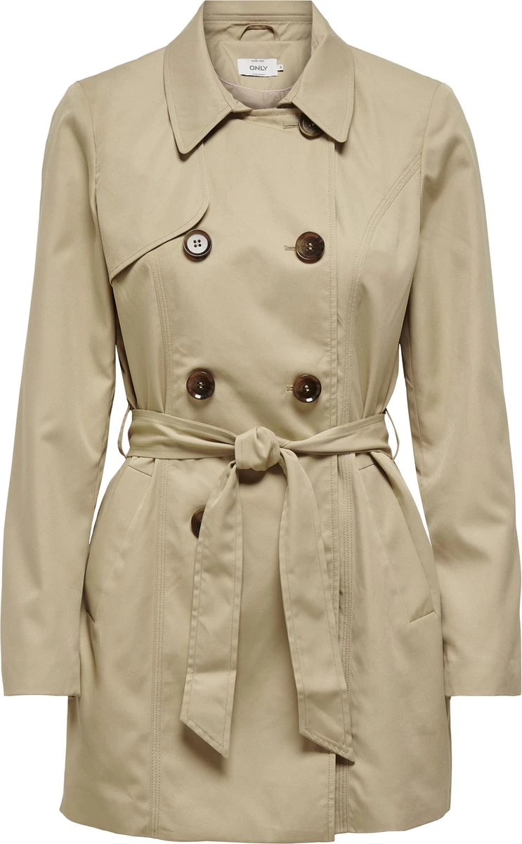 ONLY ONLVALERIE TRENCHCOAT OTW NOOS Dames Jas - Maat XL 3 ONLY ONLVALERIE TRENCHCOAT OTW NOOS Dames Jas - Maat XL
