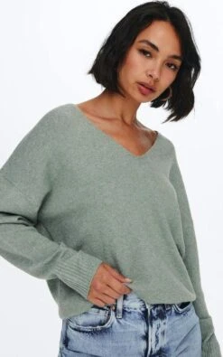 ONLY ONLRICA LIFE L/S V-NECK PULLO KNT NOOS Dames - Maat L -Only 750x1200 4