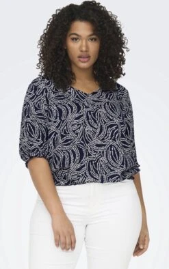 ONLY CARMAKOMA CARNOVA LOLLI LIFE SMOCK TOP AOP Dames - Maat 50 11 ONLY CARMAKOMA CARNOVA LOLLI LIFE SMOCK TOP AOP Dames - Maat 50 -Only 752x1200 10