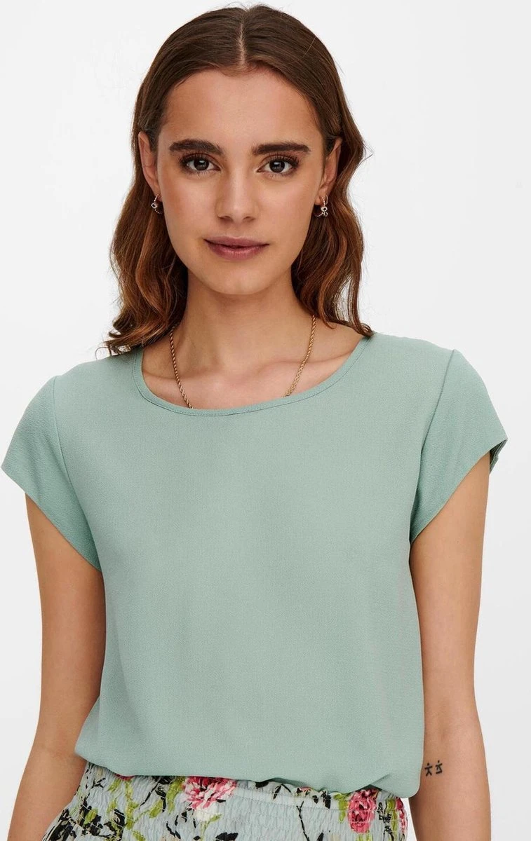 ONLY ONLVIC S/S SOLID TOP NOOS PTM Dames - Maat 36 8 ONLY ONLVIC S/S SOLID TOP NOOS PTM Dames - Maat 36 - Afbeelding 6