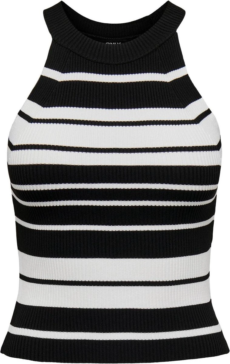 Only Top Onledna Halterneck Top Knt Noos 15277548 Black/cloud Danc Dames Maat - XS 3 Only Top Onledna Halterneck Top Knt Noos 15277548 Black/cloud Danc Dames Maat - XS