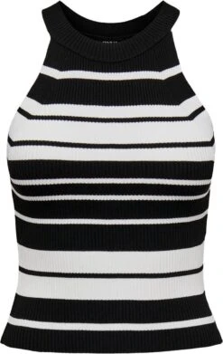 Only Top Onledna Halterneck Top Knt Noos 15277548 Black/cloud Danc Dames Maat - XL