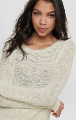 Only Trui Onlgeena Xo L/s Pullover Knt Noos 15113356 Cloud Dancer Dames Maat - XS -Only 763x1200