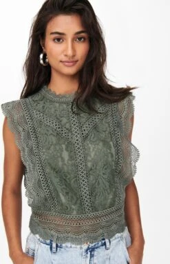 ONLY ONLKARO S/L LACE TOP NOOS WVN Dames Top - Maat S -Only 773x1200 1