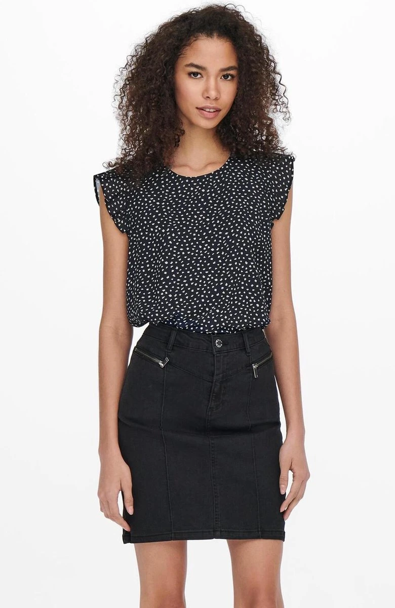 ONLY ONLANN STAR S/L FRILL TOP NOOS PTM Dames T-shirt - Maat XS 6 ONLY ONLANN STAR S/L FRILL TOP NOOS PTM Dames T-shirt - Maat XS - Afbeelding 4