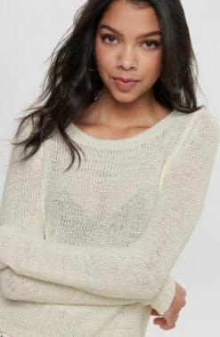 Only Trui Onlgeena Xo L/s Pullover Knt Noos 15113356 Cloud Dancer Dames Maat - XS -Only 783x1200