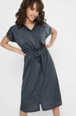 ONLY ONLHANNOVER S/S SHIRT DRESS NOOS WVN Dames - Maat 36 -Only 787x1200