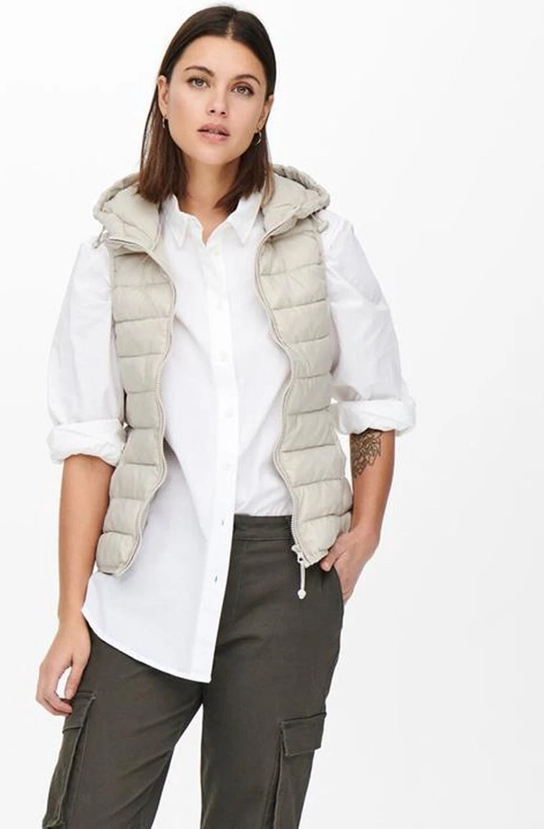 ONLY ONLNEWTAHOE HOOD WAISTCOAT OTW NOOS Dames Gilet - Maat S 11 ONLY ONLNEWTAHOE HOOD WAISTCOAT OTW NOOS Dames Gilet - Maat S - Afbeelding 9