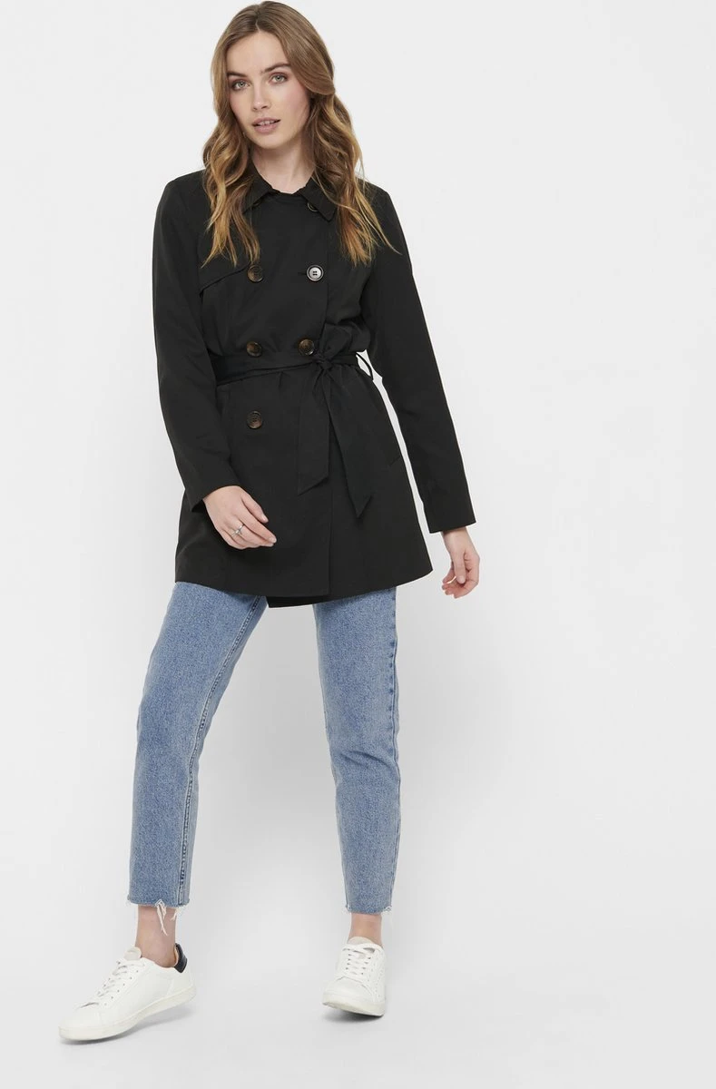 ONLY ONLVALERIE TRENCHCOAT OTW NOOS Dames - Maat XS 7 ONLY ONLVALERIE TRENCHCOAT OTW NOOS Dames - Maat XS - Afbeelding 5