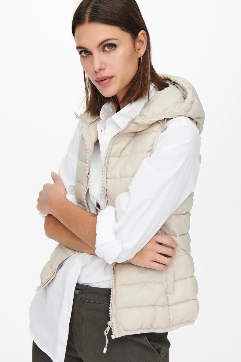 ONLY ONLNEWTAHOE HOOD WAISTCOAT OTW NOOS Dames Gilet - Maat S 5 ONLY ONLNEWTAHOE HOOD WAISTCOAT OTW NOOS Dames Gilet - Maat S - Afbeelding 3