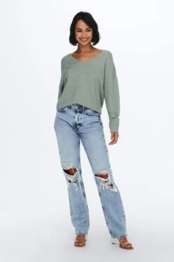 ONLY ONLRICA LIFE L/S V-NECK PULLO KNT NOOS Dames - Maat S -Only 799x1200 3