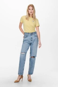 Only T-shirt Onlkita S/s Logo Top Noos 15244714 Straw Dames Maat - L 15 Only T-shirt Onlkita S/s Logo Top Noos 15244714 Straw Dames Maat - L -Only 800x1200 136