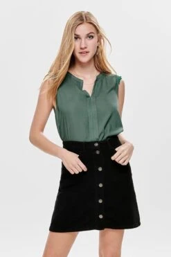 ONLY ONLKIMMI S/L TOP WVN NOOS Dames Tanktop - Maat 38 -Only 800x1200 156