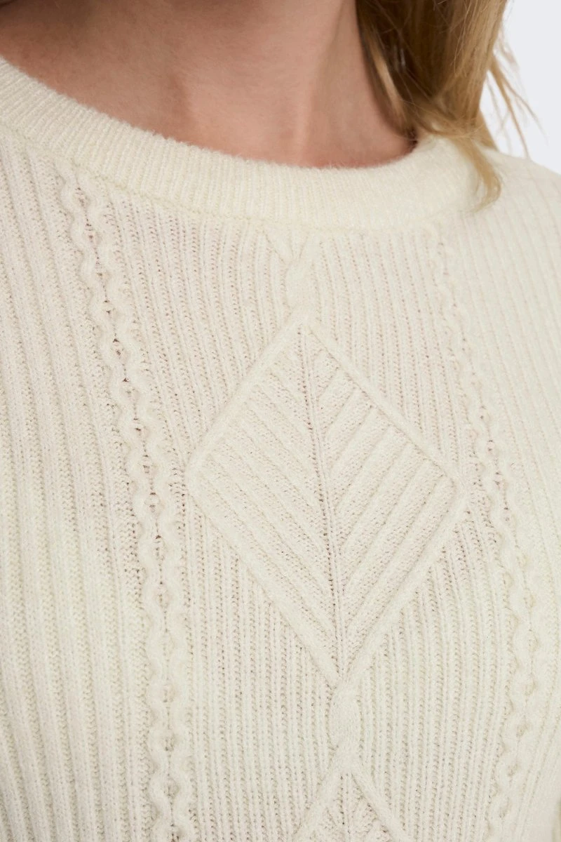 ONLY ONLFIA LS PUFF O-NECK CC KNT Dames - Maat M 7 ONLY ONLFIA LS PUFF O-NECK CC KNT Dames - Maat M - Afbeelding 5