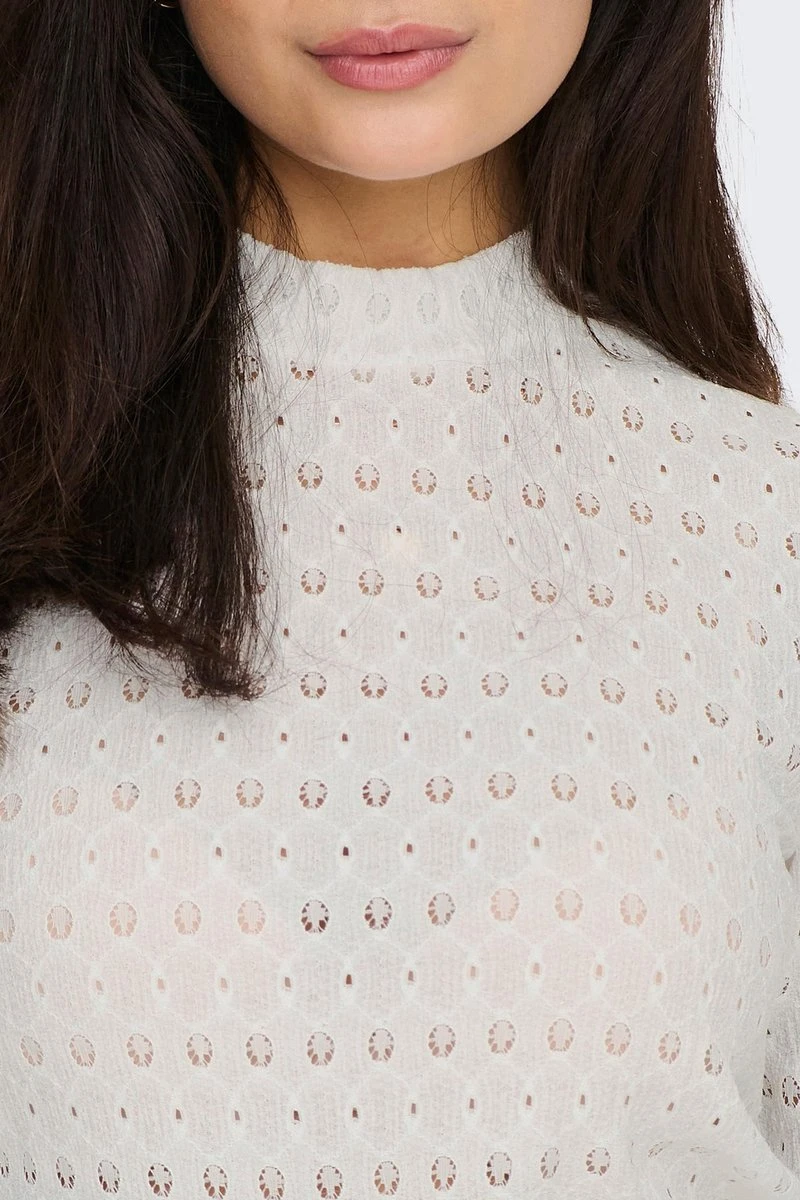 Only Blouse Onlrosaline L/s Puff Top Jrs 15285484 Cloud Dancer Dames Maat - S 8 Only Blouse Onlrosaline L/s Puff Top Jrs 15285484 Cloud Dancer Dames Maat - S - Afbeelding 6