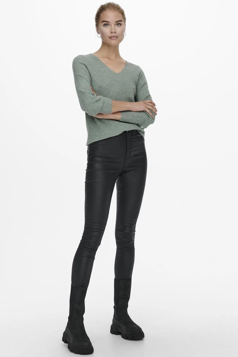 ONLY ONLATIA L/S V-NECK CUFF KNT NOOS Dames Trui - Maat XL 8 ONLY ONLATIA L/S V-NECK CUFF KNT NOOS Dames Trui - Maat XL - Afbeelding 6